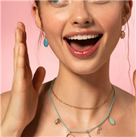 Pendente Rue des Mille Donna in Ottone CB-LCN 07 - CB-LCN 07